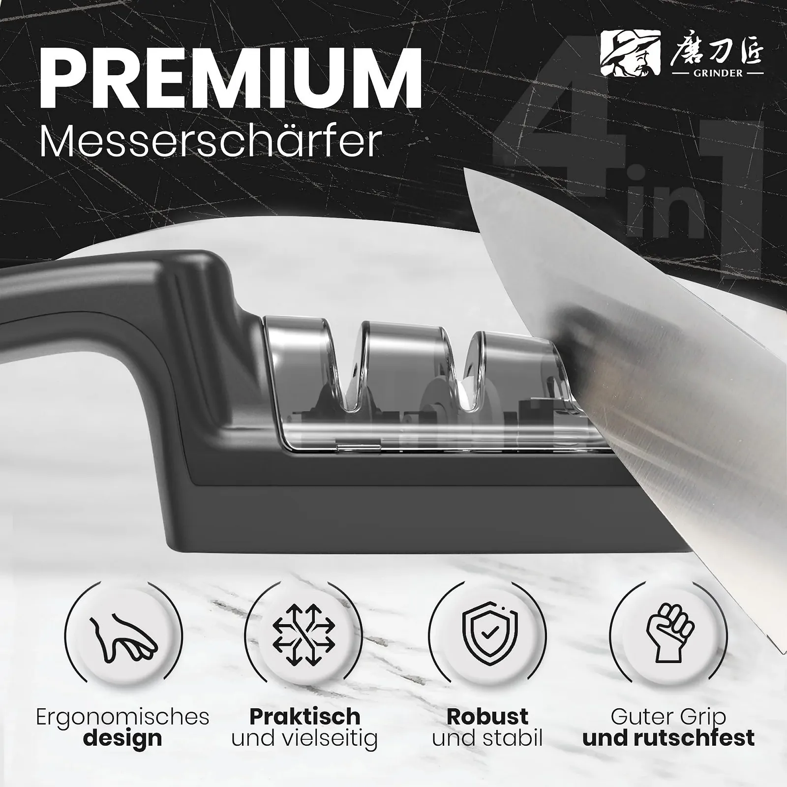 Професійне точило для ножів та ножиць 3-в-1 Professional, фото №6 Професійне точило для ножів та ножиць 3-в-1 Professional, фото №6