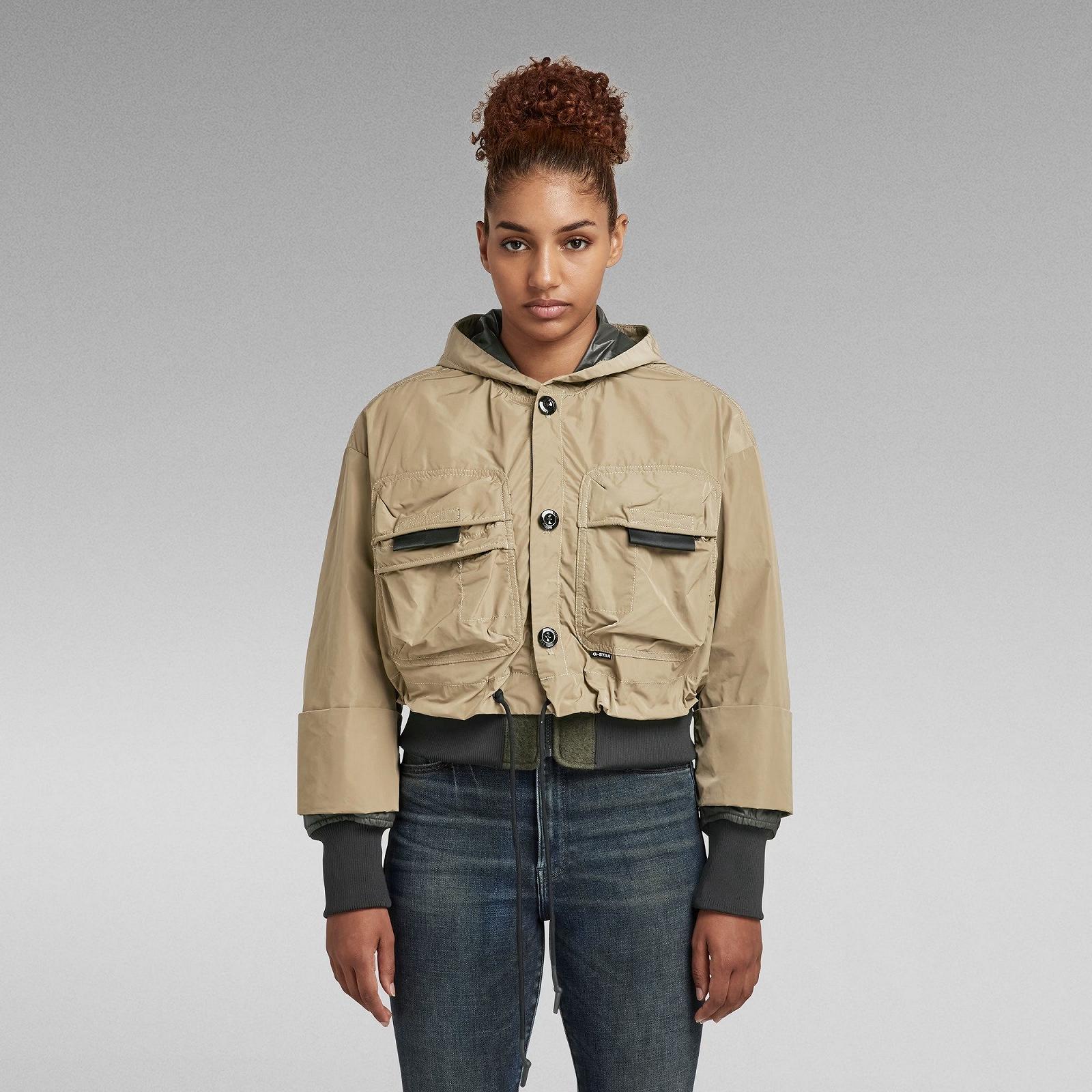 Женская куртка G‑Star RAW Cropped 2 in 1 Jacket - S, фото №1