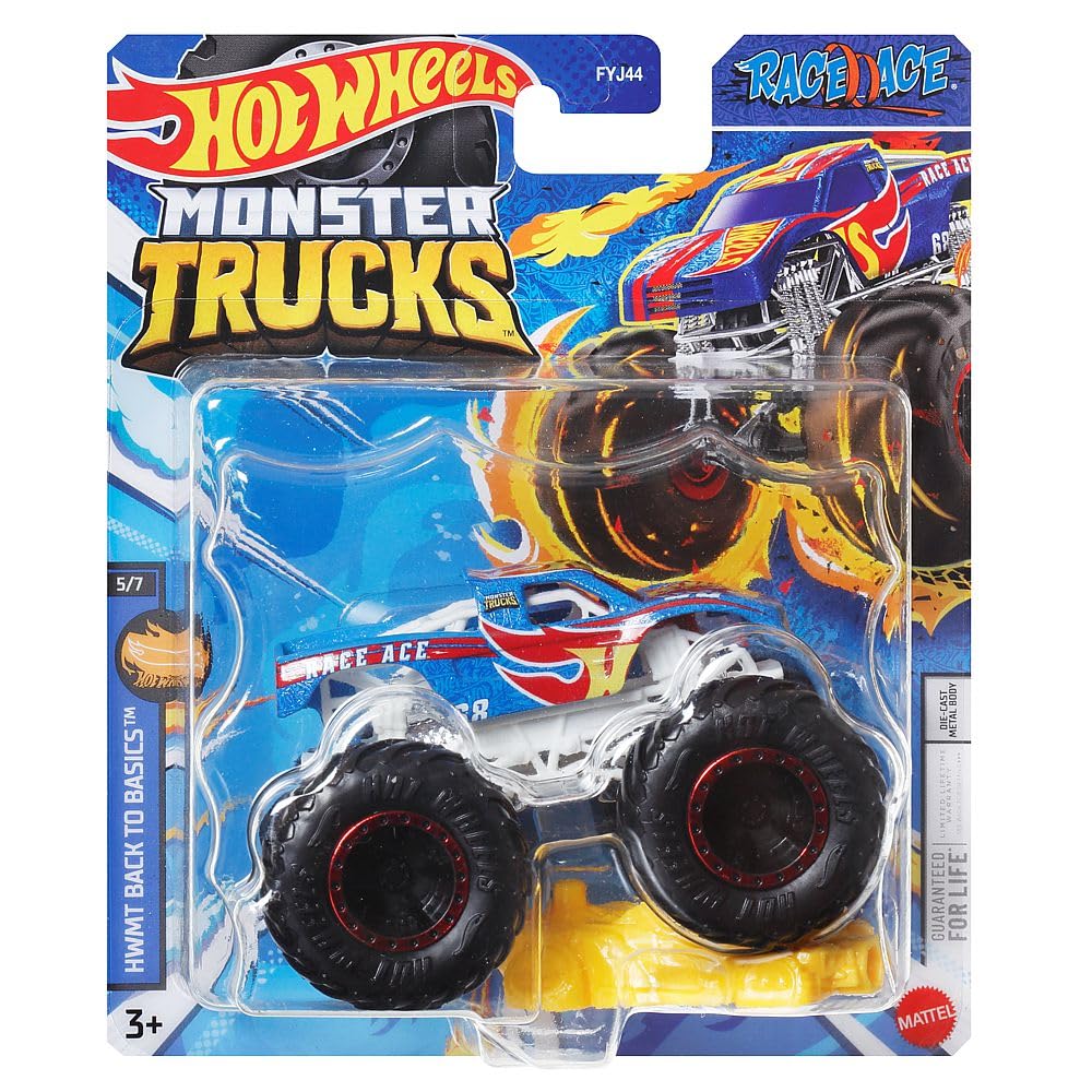 Машинка Hot Wheels Monster Trucks Race Ace HWC66 Die-Cast, фото №1