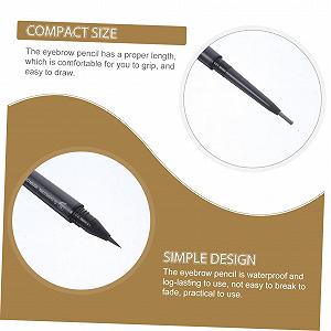 Карандаш Ipetboom для бровей 3-в-1 Темно-коричневый Пластик synthetic.ua - Фото 1