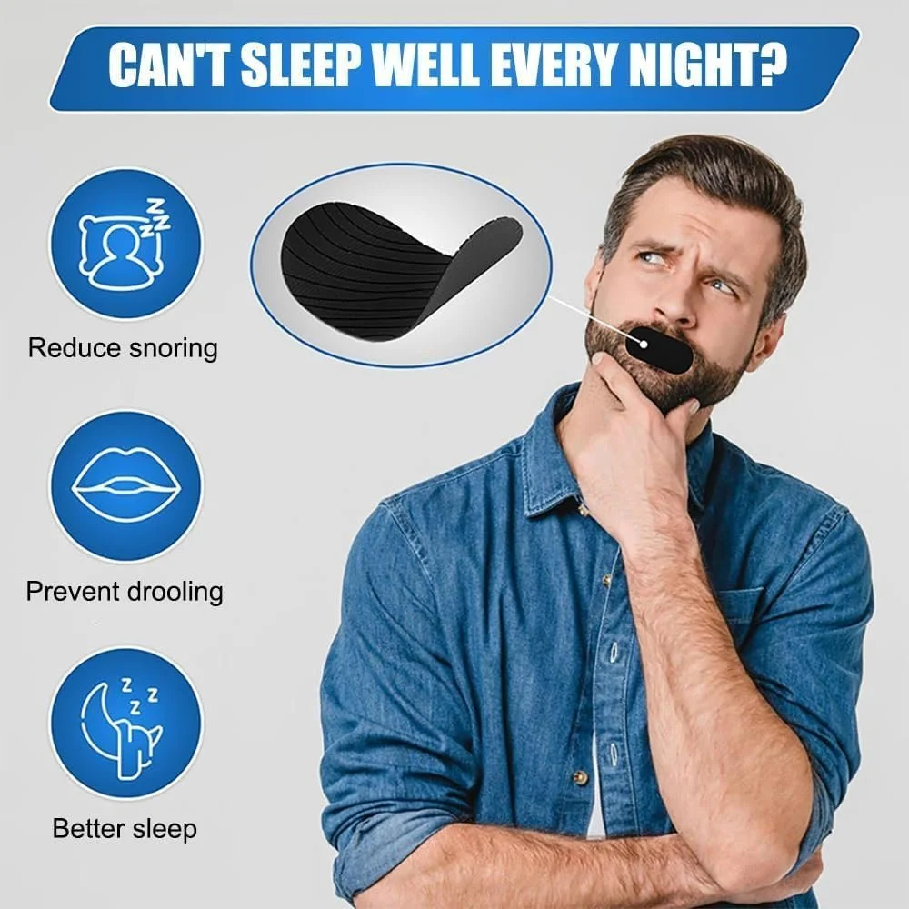 Смужки для сну 30 шт. Високоякісні проти хропіння для кращого сну, дихаючі та приємні для шкіри пластирі для носа, фото №2