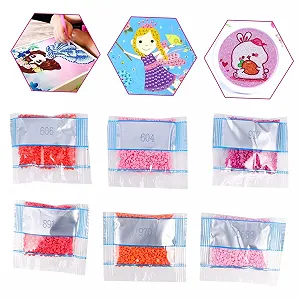 Стразы Healvian Кабошоны из смолы с плоским дном 48 шт. synthetic.ua - Фото 1