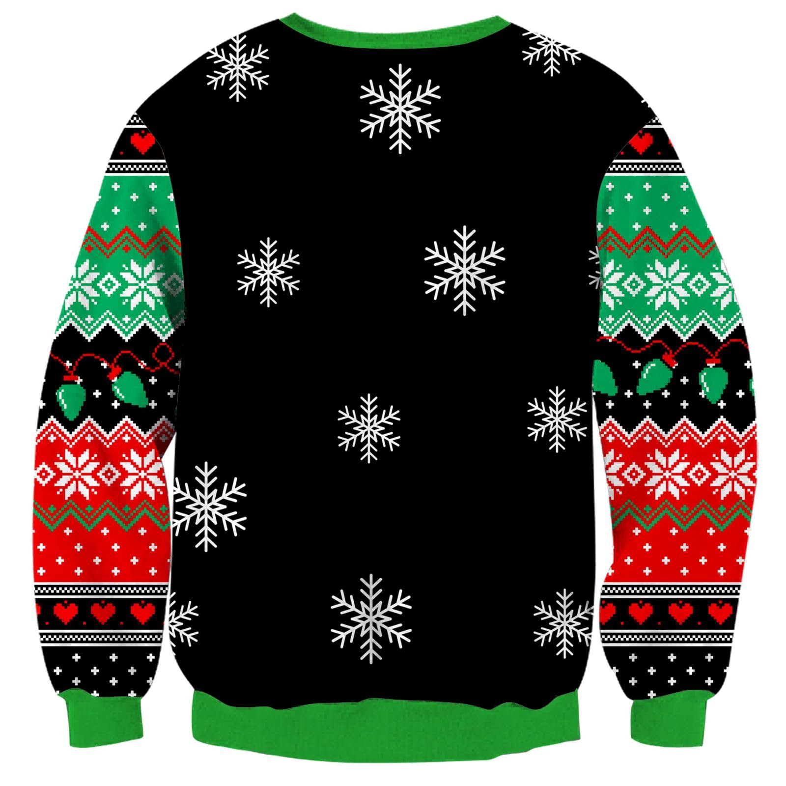 Рождественский джемпер Loveternal для мальчиков, детский рождественский теплый вязаный 3D-джемпер с принтом, пуловер с длинными рукавами для девочек, рождественский джемпер 7-14 лет, фото №2