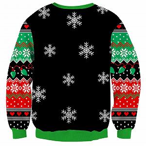 Рождественский джемпер Loveternal для мальчиков, детский рождественский теплый вязаный 3D-джемпер с принтом, пуловер с длинными рукавами для девочек, рождественский джемпер 7-14 лет synthetic.ua - Фото 1