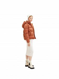 Женская куртка TOM TAILOR Denim Puffer со съемным капюшоном synthetic.ua - Фото 1