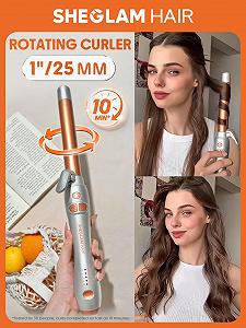 Автоматична плойка SHEGLAM 25 мм самообертовий ролик до 220 °C подвійна напруга ціна на synthetic.ua - Фото 1 Автоматична плойка SHEGLAM 25 мм самообертовий ролик до 220 °C подвійна напруга synthetic.ua - Фото 1