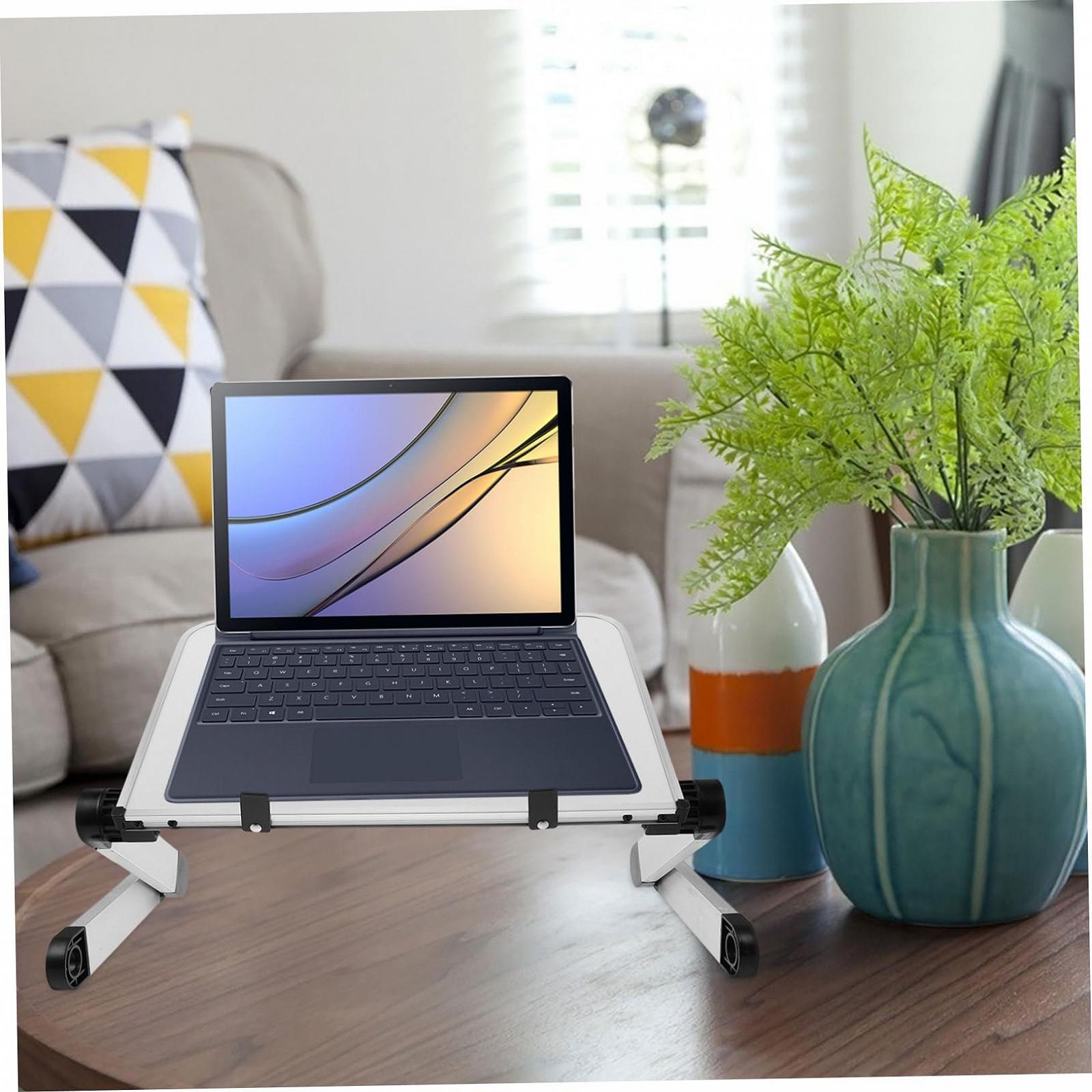 Гибкая Подставка для Ноутбука Gatuida с Регулируемой Высотой и Вращающимся Дизайном для Компьютеров и Планшетов, Складная и Портативная для Использования за Письменным Столом, в Путешествиях и в Кровати, фото №5 Гибкая Подставка для Ноутбука Gatuida с Регулируемой Высотой и Вращающимся Дизайном для Компьютеров и Планшетов, Складная и Портативная для Использования за Письменным Столом, в Путешествиях и в Кровати, фото №5