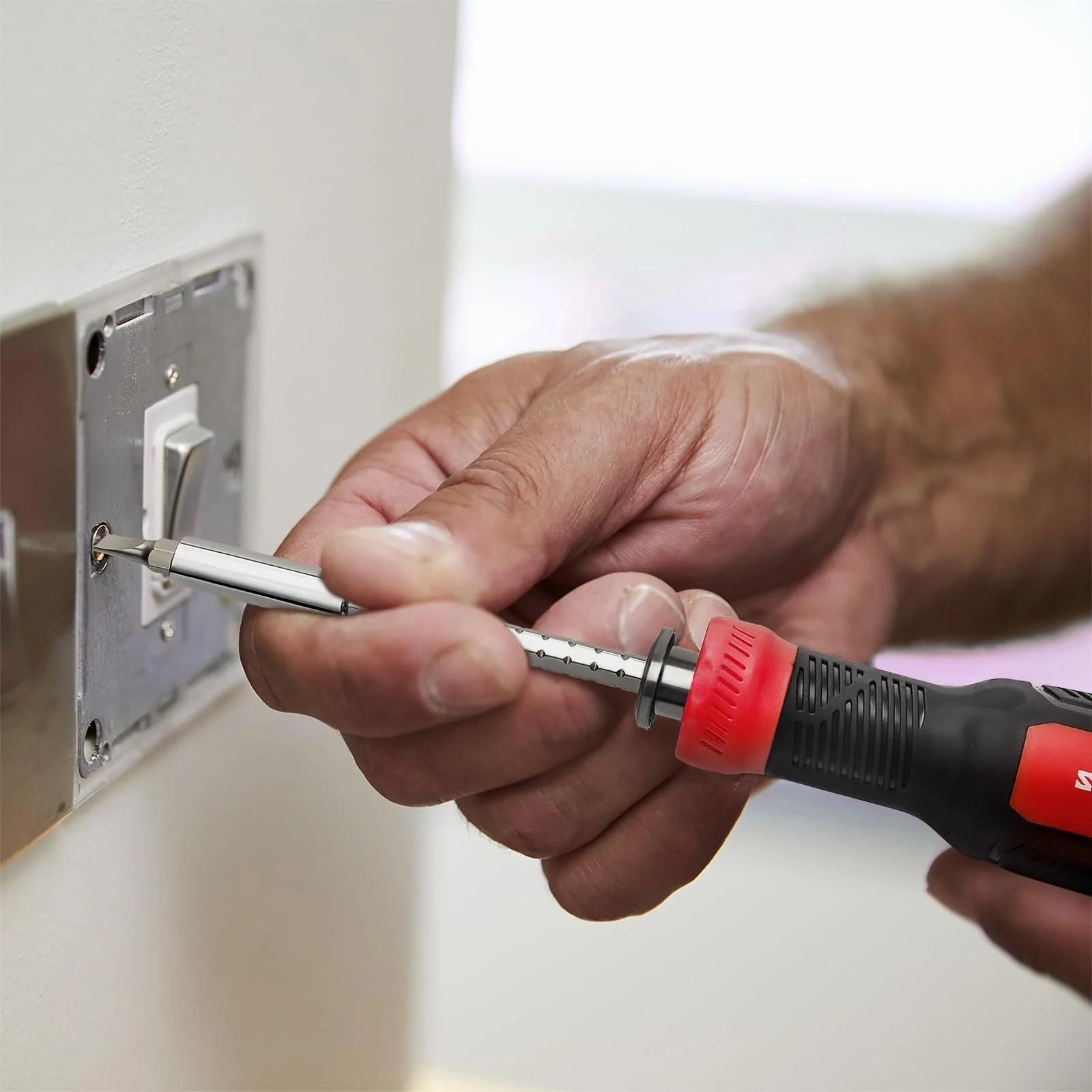 Викрутка SHARDEN 13-в-1 з магнітним подовжувачем Torx Slotted Phillips Hex Pozidriv 1/4, фото №6