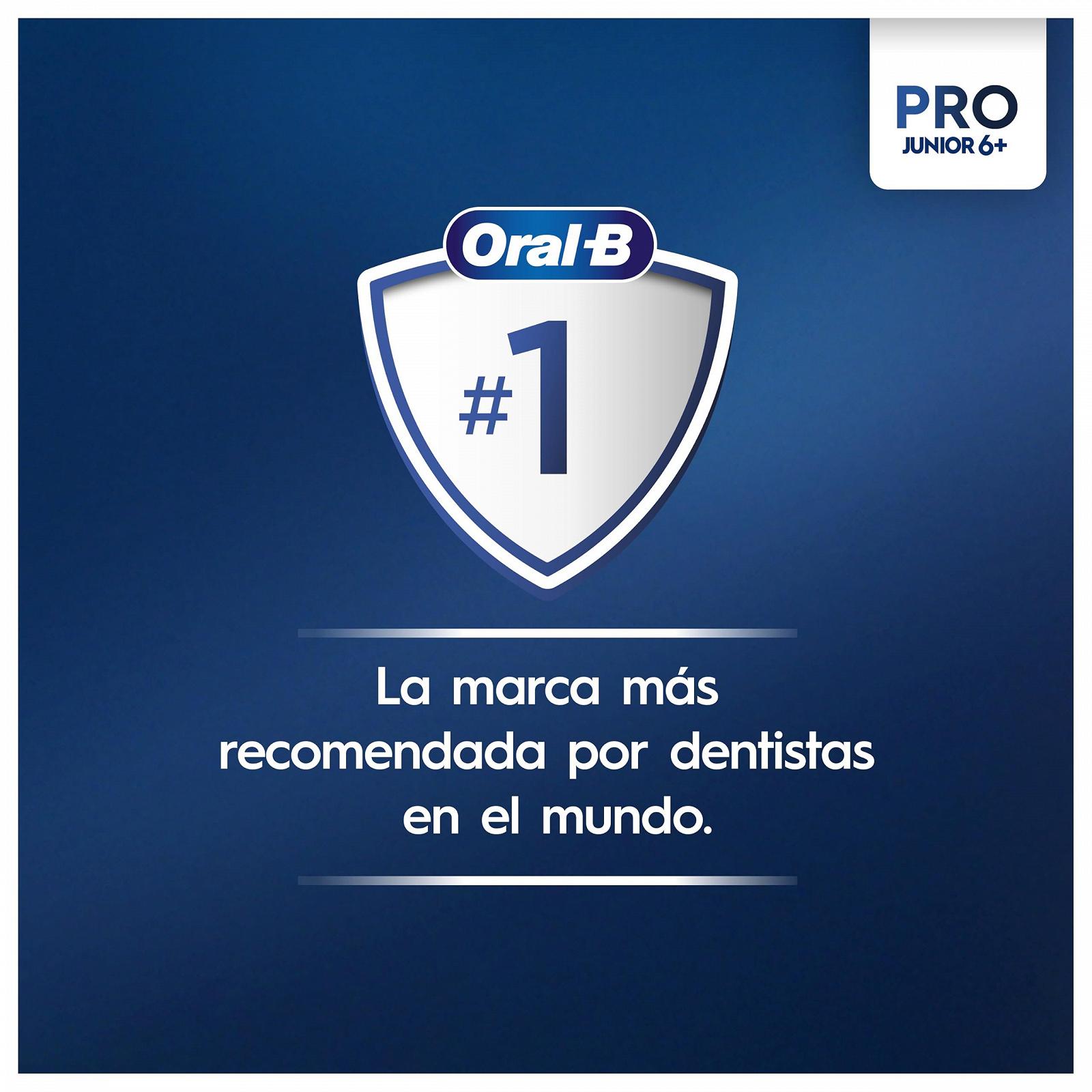 Зубна електрощітка Oral-B Pro Junior Star Wars для дітей від 6 років, 2 змінні насадки, контроль тиску 360°, 2 режими чищення, включаючи делікатний догляд, м'яка щетина, біла, фото №8