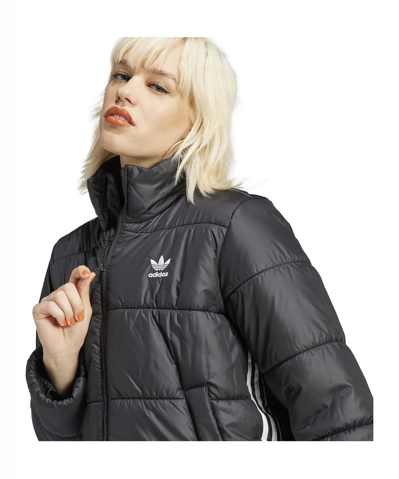 Куртка adidas Adicolor Puffer II8455 Чорний, фото №4