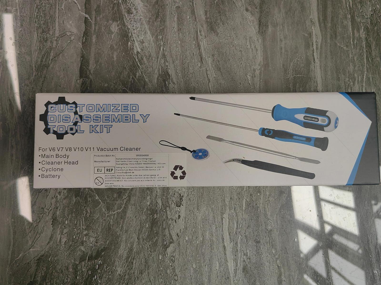 Набір викруток Dyson V6 V7 V8 V10 V11 V15 Викрутка магнітна для обслуговування та розбирання хрестова та T8 Torx, фото №7