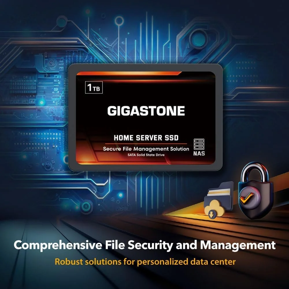 Внутрішній SSD Gigastone Home NAS 512 ГБ TLC 3D NAND 2.5" SATA III, фото №3