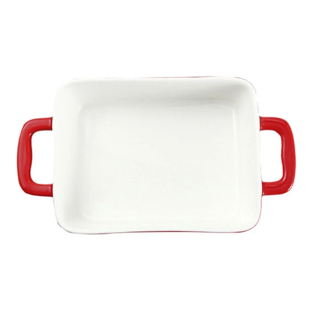 Керамическая форма для запекания с ручками для микроволновой печи и духовки термостойкая, фото №1 Керамическая форма для запекания с ручками для микроволновой печи и духовки термостойкая, фото №1