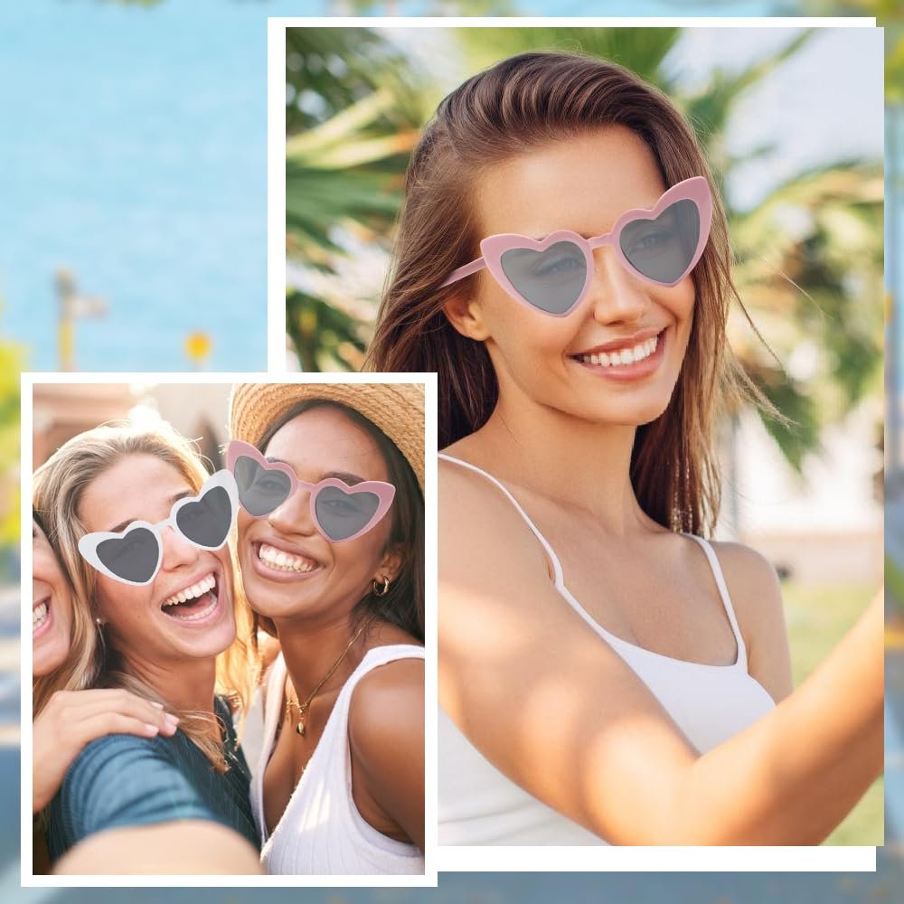 Солнцезащитные очки в форме сердца YANGUN, 9 шт., фото №6