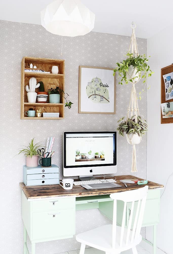 Подвесное кашпо Mkouo макраме для дома и улицы, фото №4