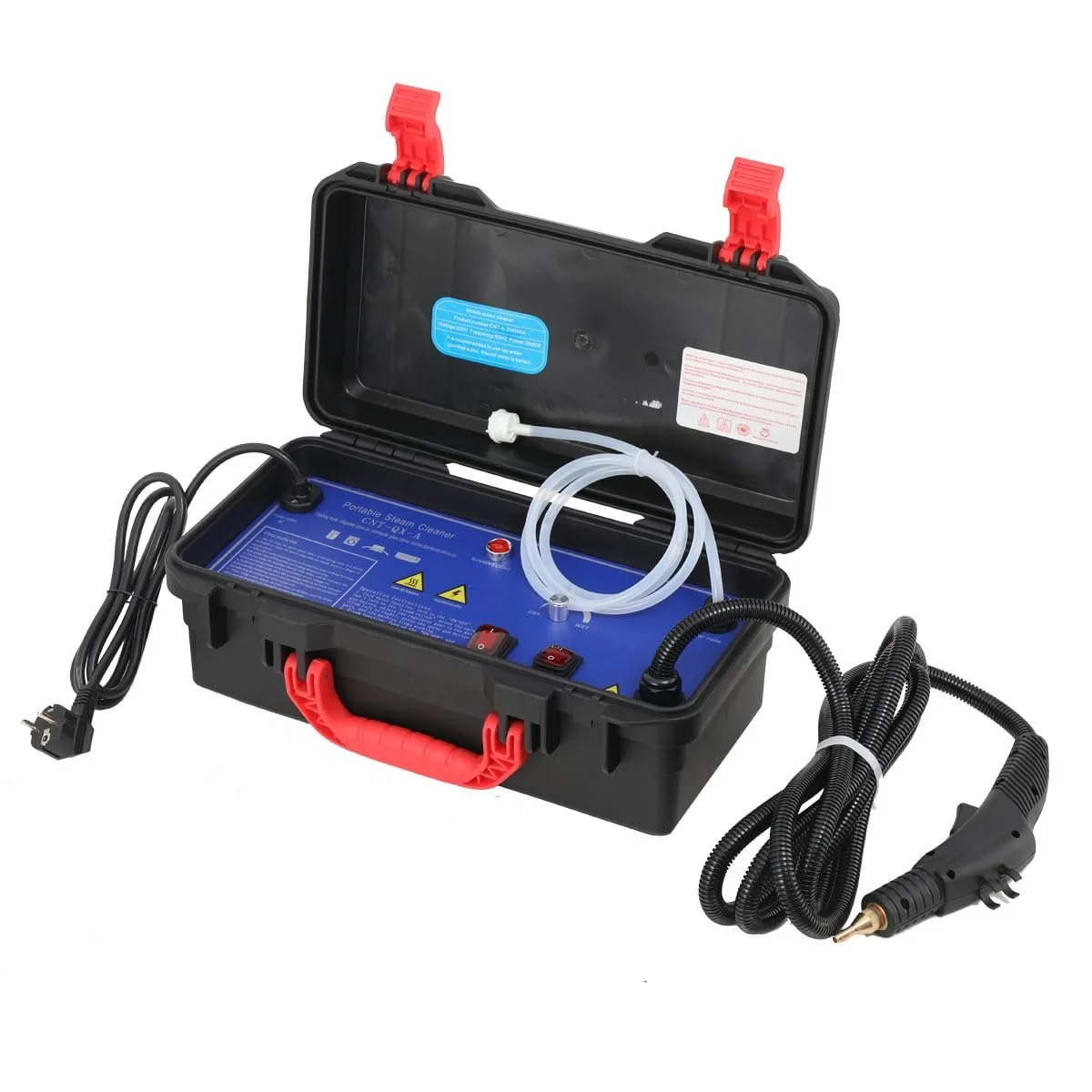 Пароочисник 3000 Вт 220 В 2-3.5 бар 100-120°C 43 x 24 x 18.5 см, фото №5