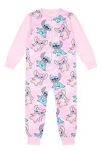 Піжама Disney Lilo and Stitch & Angel Флісова Рожевий synthetic.ua - Фото 1