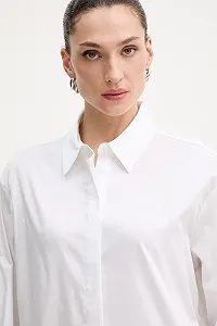 Жіноча сорочка Guess DANILA Білий - S synthetic.ua - Фото 1