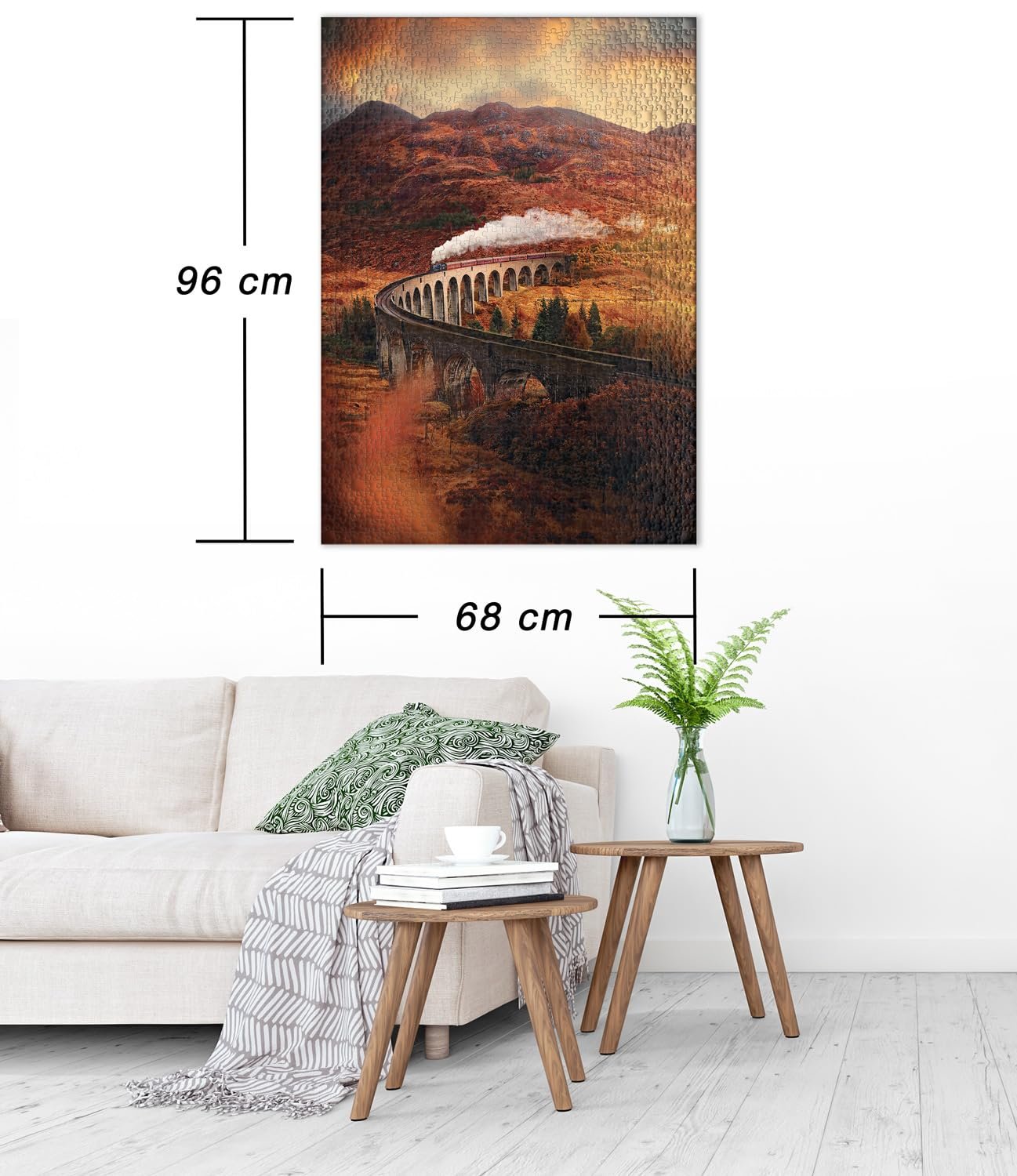 Пазл Ulmer Puzzleschmiede Glenfinnan Viaduct 2000 деталей 96 x 68 cm, фото №3