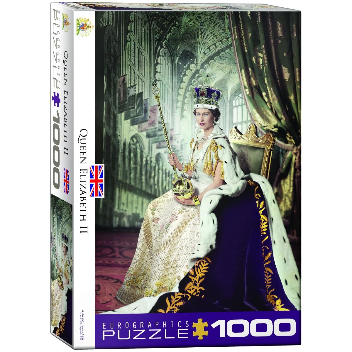 Пазл Eurographics 6000-0919 Queen Elizabeth II 1000 деталей, фото №1