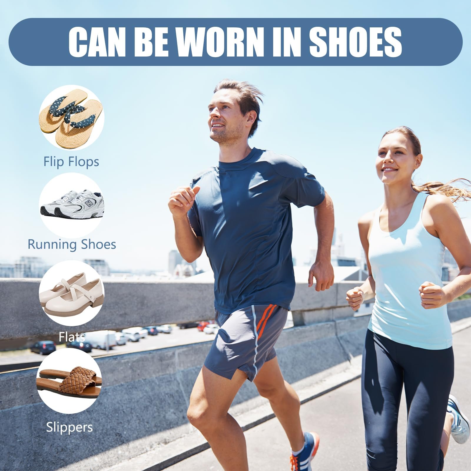 Коректор великого пальця стопи 4 шт. Розмір M, бандаж Hallux Valgus, регульований, фото №7