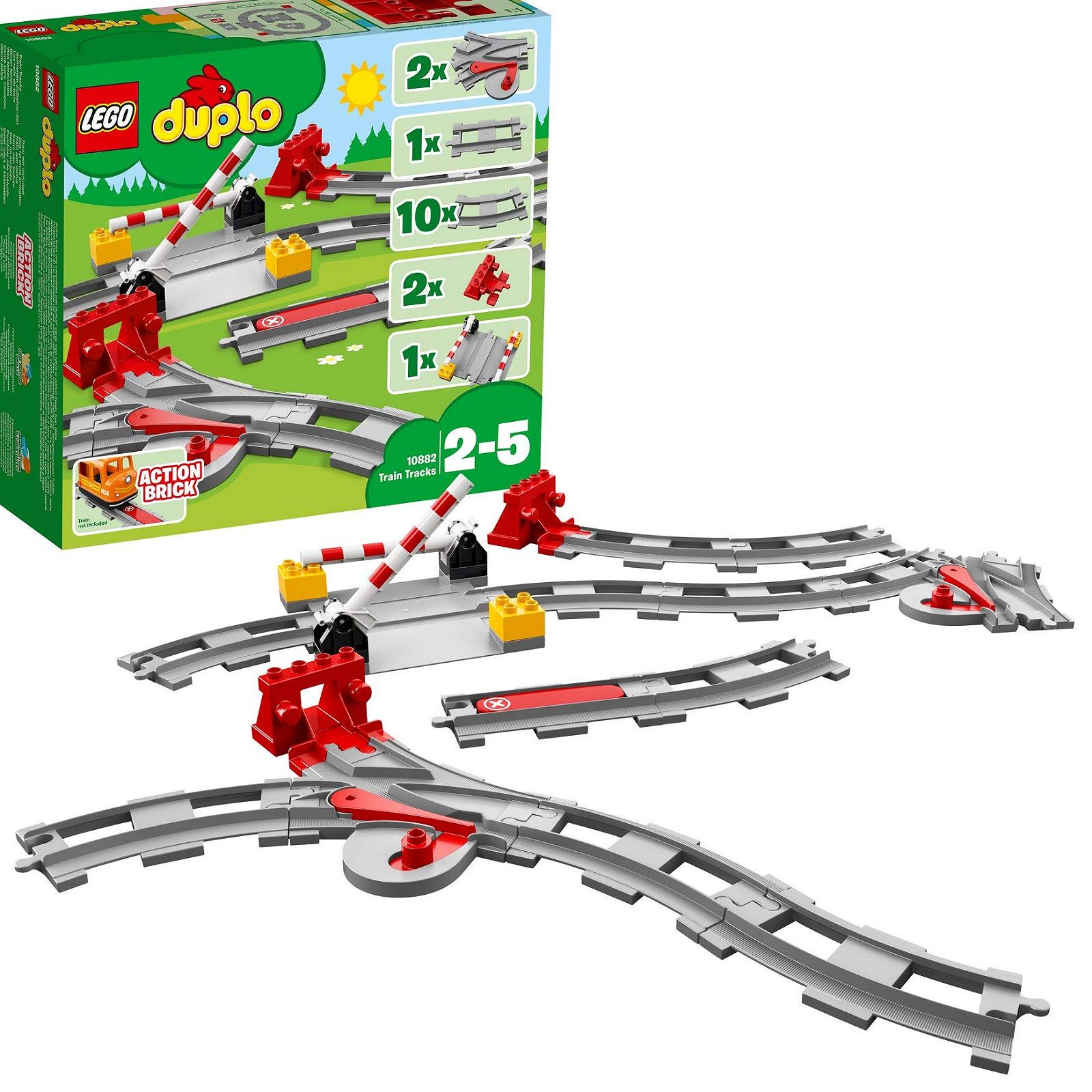 Lego Duplo 2er Set 10872 Залізничний міст та колії + 10882 Залізничні колії, фото №7