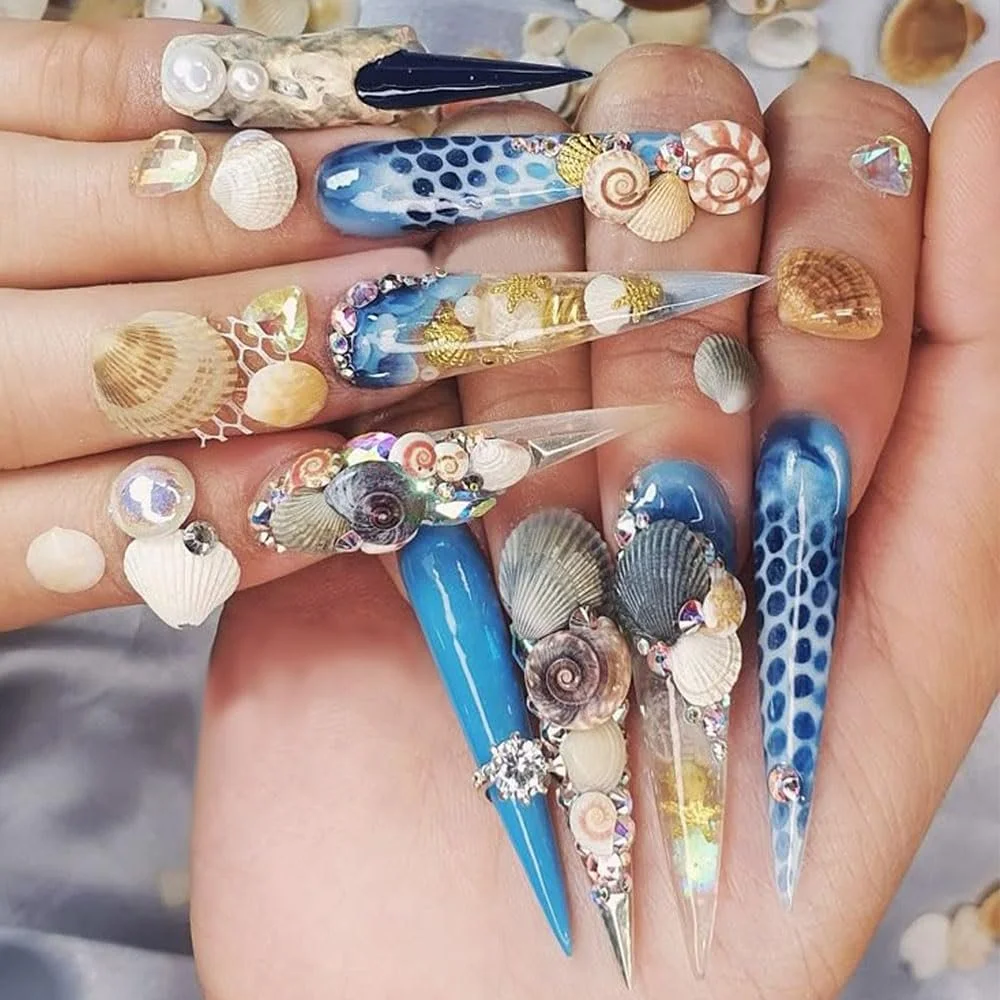 Украшения для ногтей Ocean Летние Морские, Аксессуары для ногтей, Плоские стразы, Жемчуг, Ракушки, Блестки для ногтей, Подвески для ногтей, Дизайн ногтей, Блестящие стразы, Летний Шарм для ногтей, Подвеска (Голубой), фото №4 Украшения для ногтей Ocean Летние Морские, Аксессуары для ногтей, Плоские стразы, Жемчуг, Ракушки, Блестки для ногтей, Подвески для ногтей, Дизайн ногтей, Блестящие стразы, Летний Шарм для ногтей, Подвеска (Голубой), фото №4