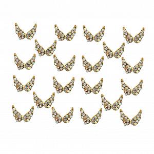 Украшения для ногтей Крылья Healeved, 20 шт, блестящие стразы для маникюра, DIY дизайн ногтей для вечеринок и особых случаев - Фото 1