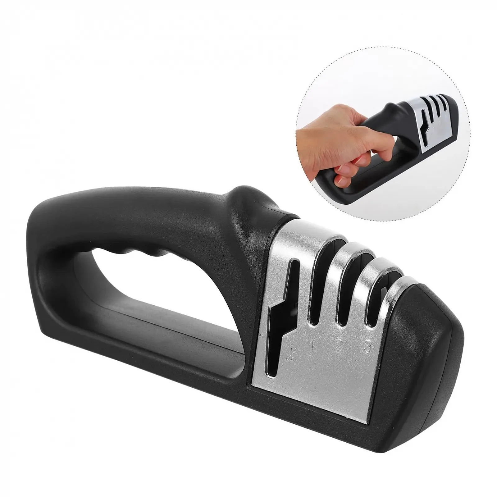 Точилка для ножів Zerodeko ручна з нековзною основою, фото №9