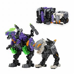 Игрушка-трансформер 52TOYS Beastbox Series ACIDGHOST & LITHIUMON, динозавр, разноцветный - Фото 1