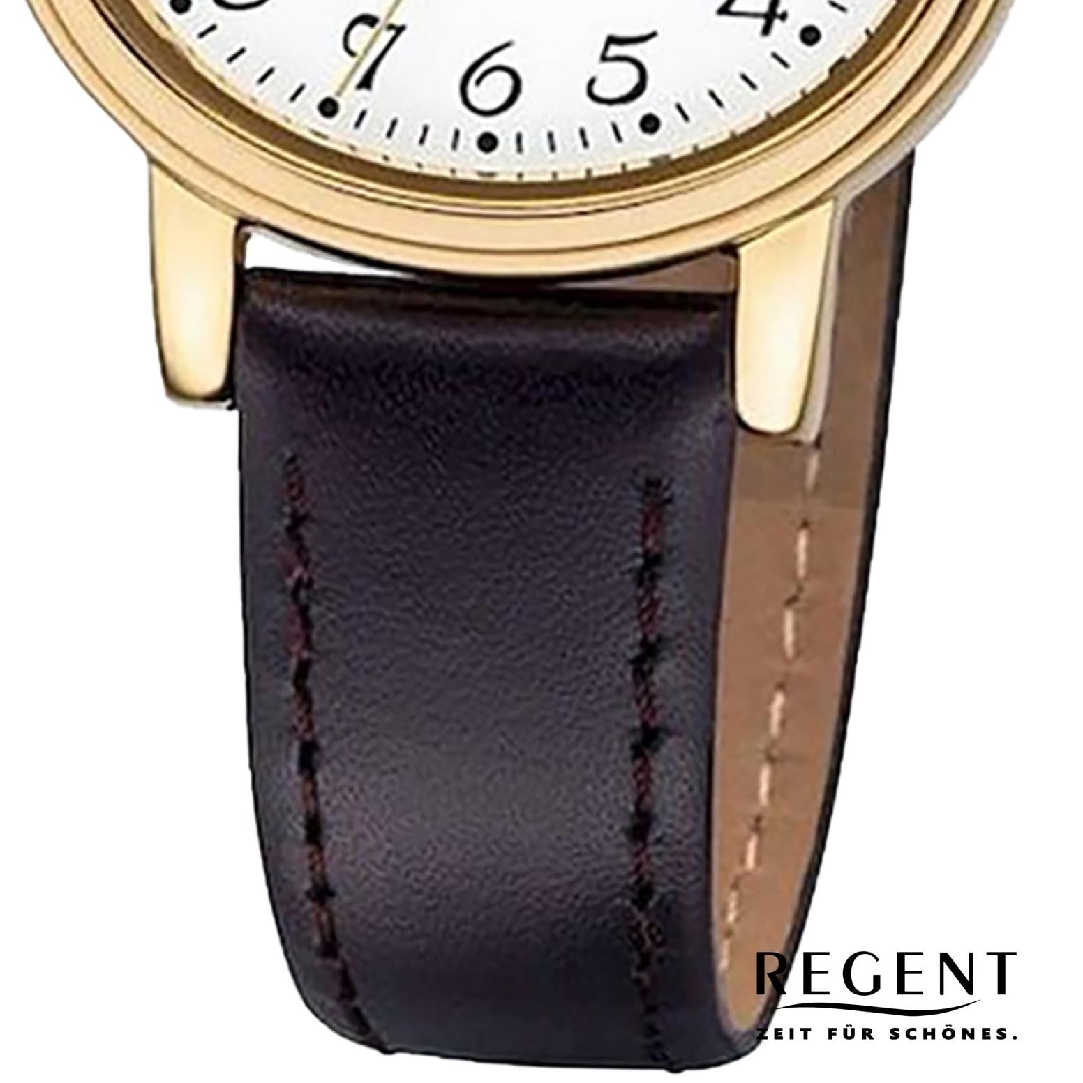 Женские часы REGENT Кожаный ремешок Коричневый, Коричневый, в полоску, фото №2 Женские часы REGENT Кожаный ремешок Коричневый, Коричневый, в полоску, фото №2