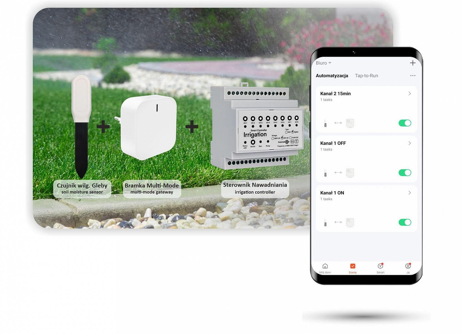 Контролер, таймер поливу Automat-on Tuya Zigbee CH8ZN 8 зон, фото №7 Контролер, таймер поливу Automat-on Tuya Zigbee CH8ZN 8 зон, фото №7