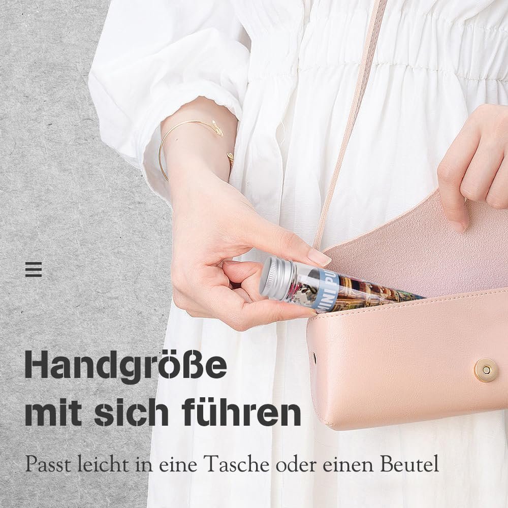 Набір міні-пазлів MISITU Church Train Port 4 шт. по 150 елементів для дорослих, фото №5