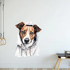 Наклейка на стіну GRAZDesign Джек-рассел-тер'єр 56 x 40 см synthetic.ua - Фото 1