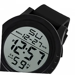 Спортивные часы PartyKindom LED Большие цифровые наручные часы Секундомер Функция обратного отсчета Подходит для спорта и отдыха Черный цена на synthetic.ua - Фото 1 Спортивные часы PartyKindom LED Большие цифровые наручные часы Секундомер Функция обратного отсчета Подходит для спорта и отдыха Черный synthetic.ua - Фото 1