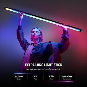 LED лампа-стік NEEWER TL120C RGB 42 Вт Чорний (2A42BD) ціна на synthetic.ua - Фото 1 LED лампа-стік NEEWER TL120C RGB 42 Вт Чорний (2A42BD) synthetic.ua - Фото 1