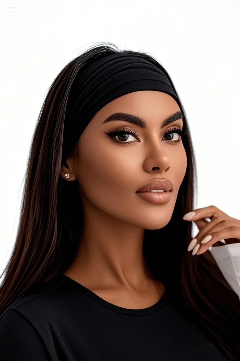 Пов'язка Еластична Широка для Волосся Banda Nero, фото №4