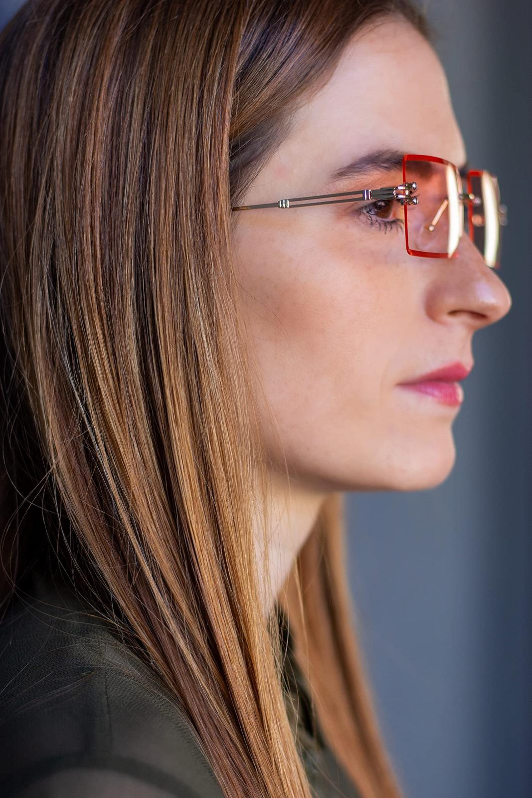 Сонцезахисні окуляри Жіночі Прямокутні Без оправи Квадратні tigratigro, фото №6 Сонцезахисні окуляри Жіночі Прямокутні Без оправи Квадратні tigratigro, фото №6