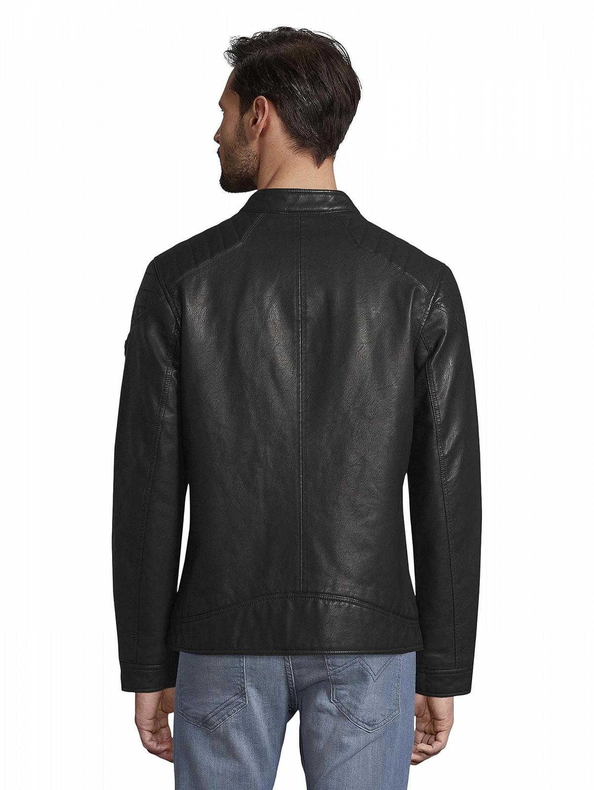 Куртка Biker из искусственной кожи TOM TAILOR Мужская, фото №3