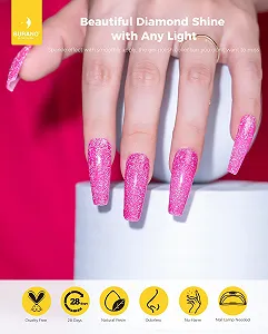 Гель-лак BURANO Світловідбивний 7.3 мл (Hot Pink SZ9) synthetic.ua - Фото 1