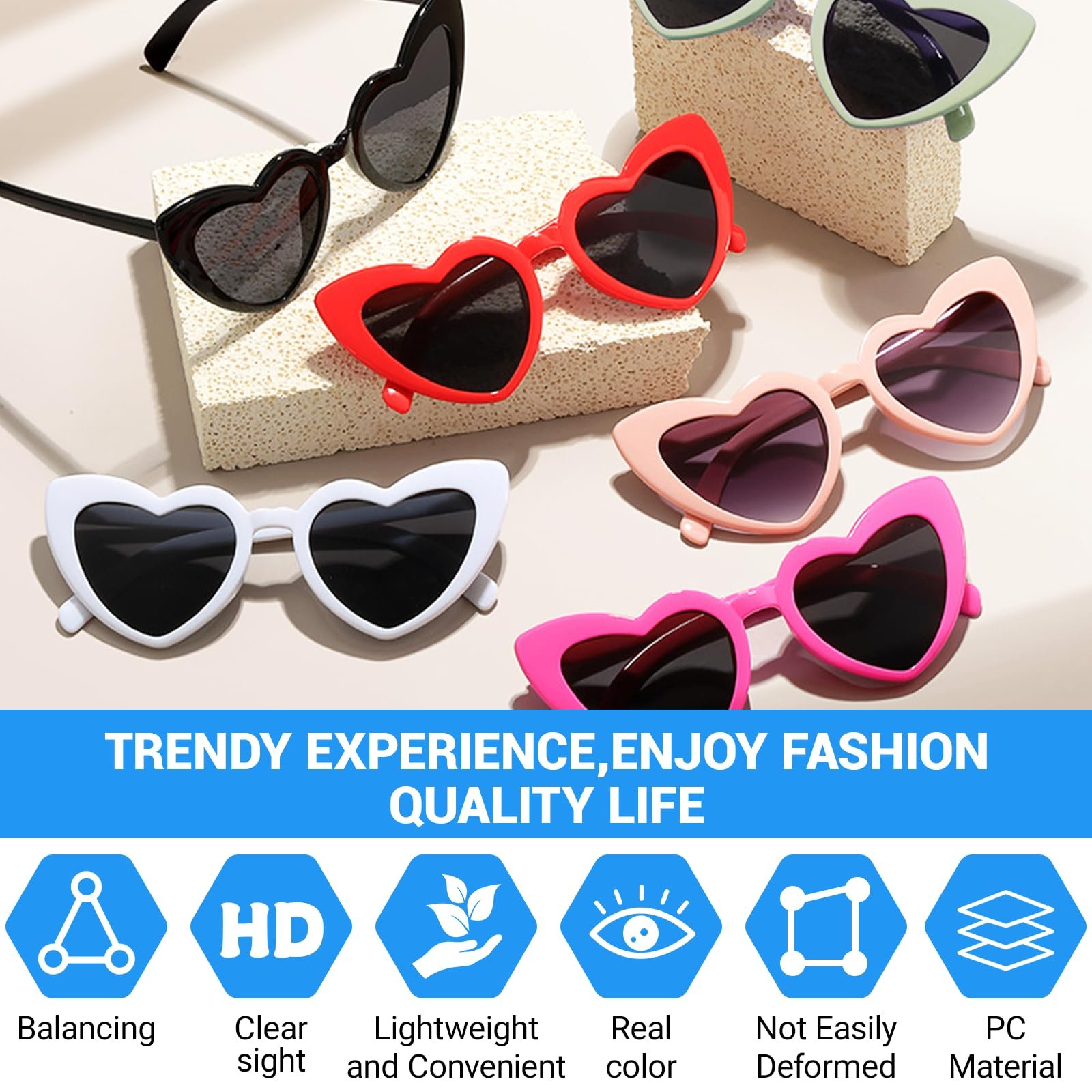 Сонцезахисні окуляри KIMIGO Love 18 сині, фото №4