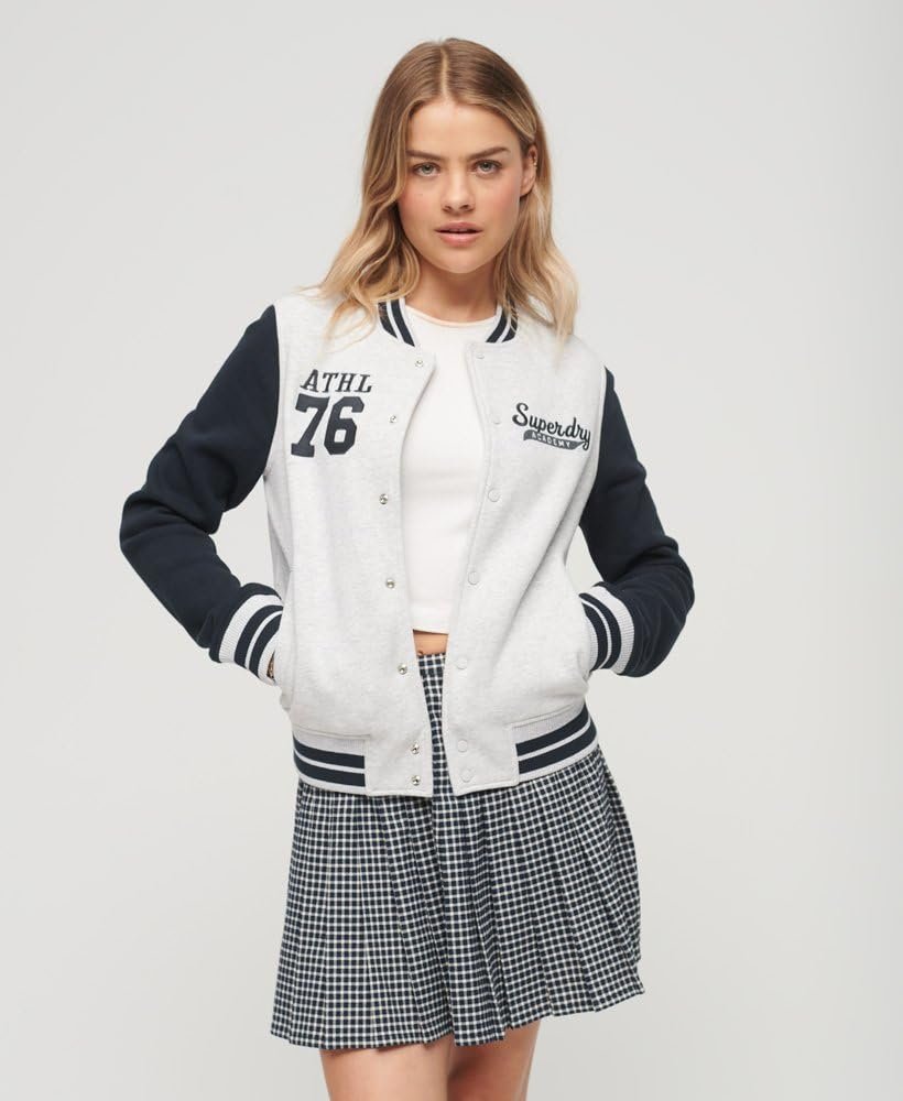 Бомбер Superdry College Scripted Jersey, фото №2