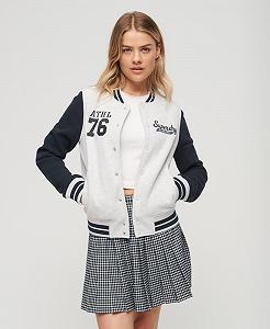 Бомбер Superdry College Scripted Jersey synthetic.ua - Фото 1