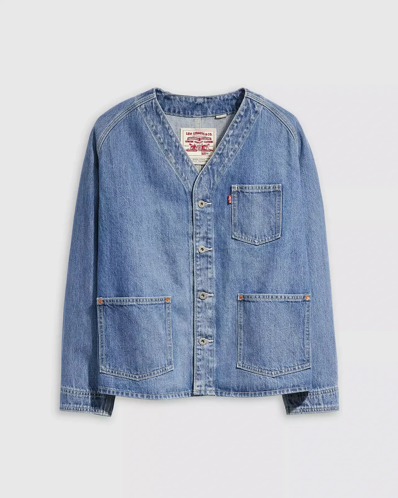 Джинсовая куртка Levis - Union Engineer Cardigan Highlights - Mens - M, фото №4