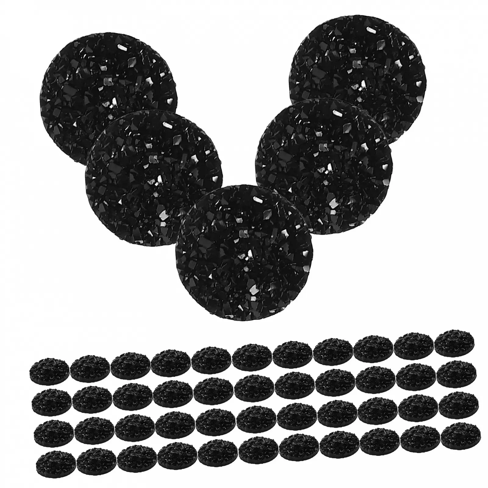 Стрази Плоскі DECHOUS 200 шт. для ювелірних виробів, пакетів, підвіски, руди, фото №8