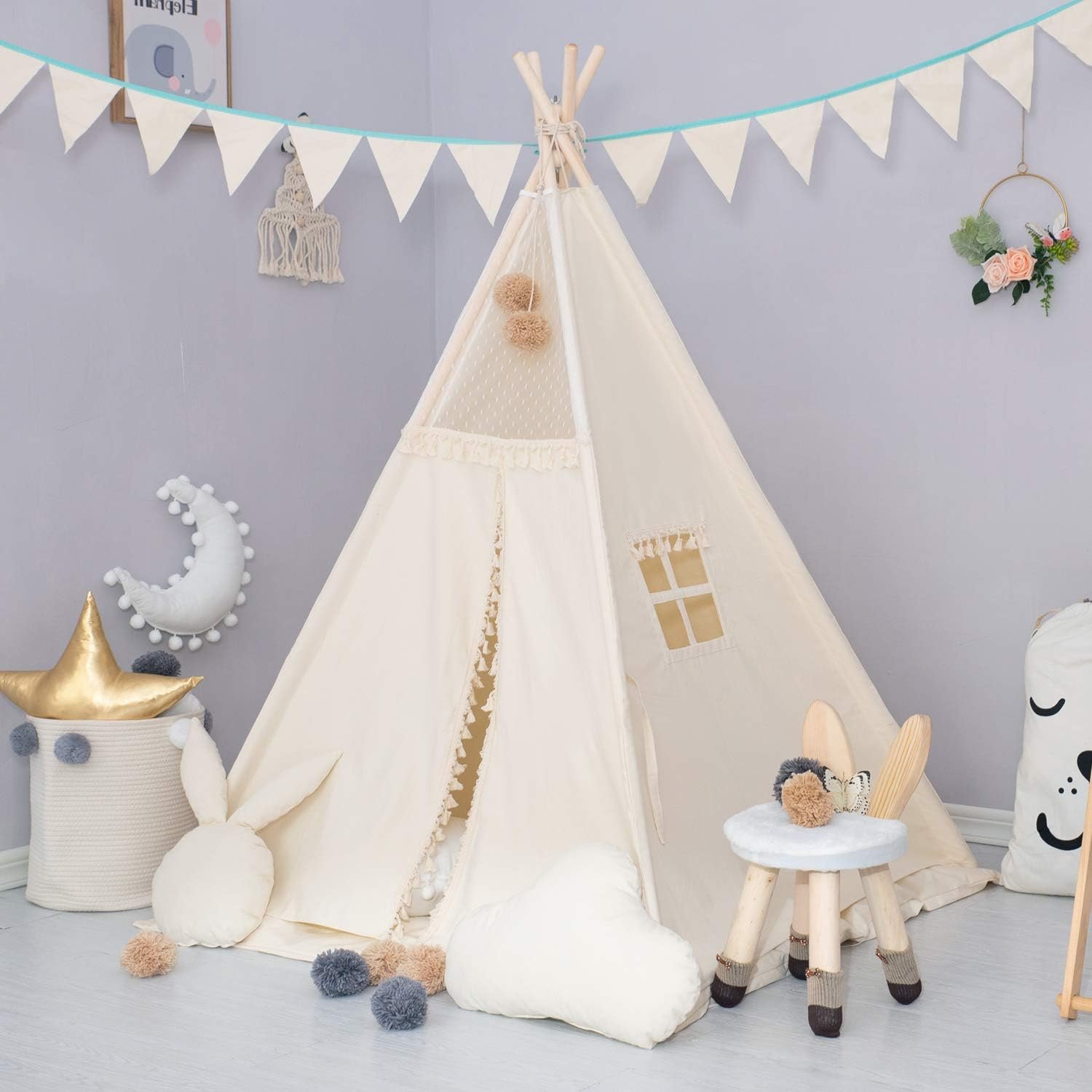 Дитячий Намет Teepee TreeBud Бавовна, Шифон, фото №4