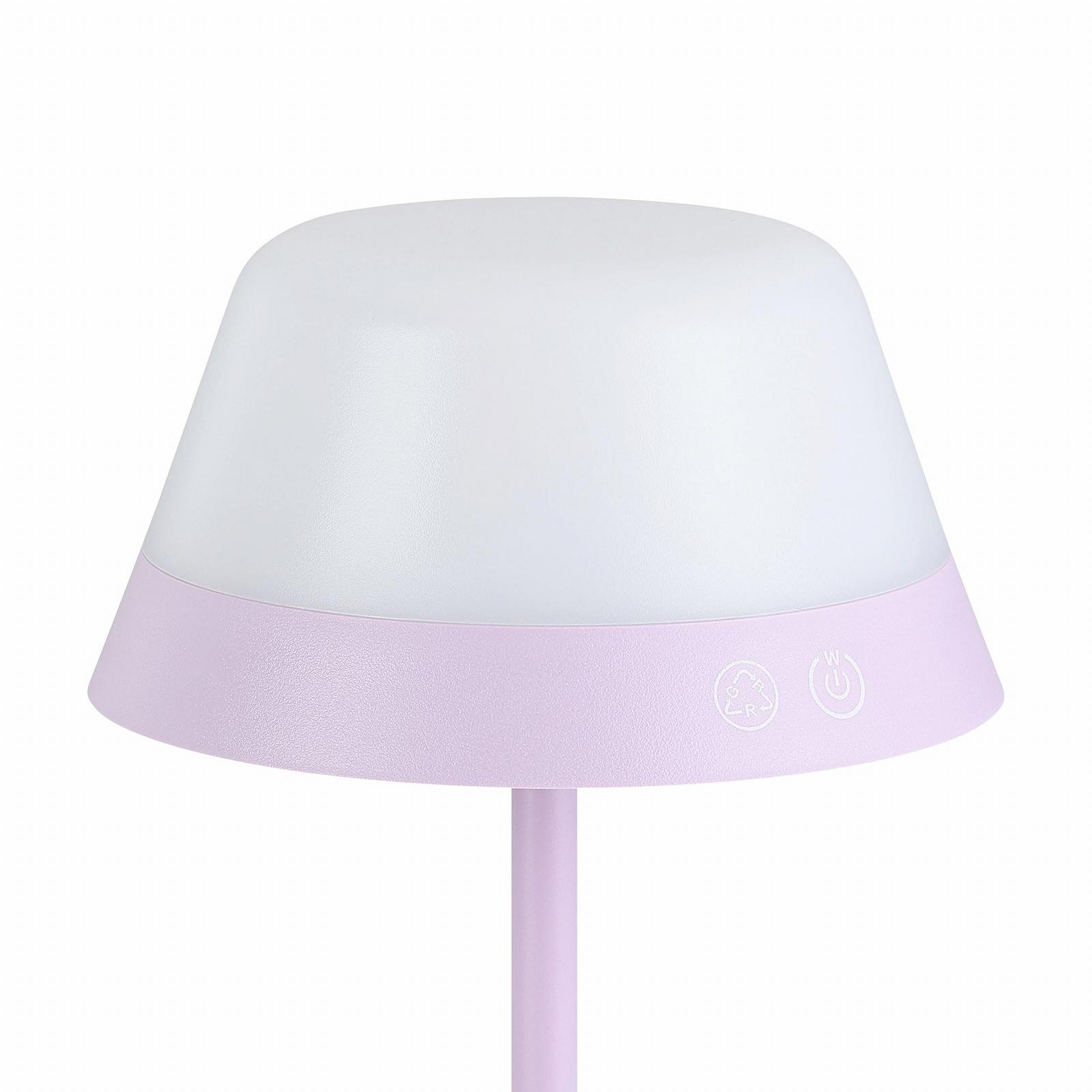 Настільна лампа LED EGLO Meggiano Для вулиці Бездротова USB Білий Фіолетовий RGB IP54, фото №6