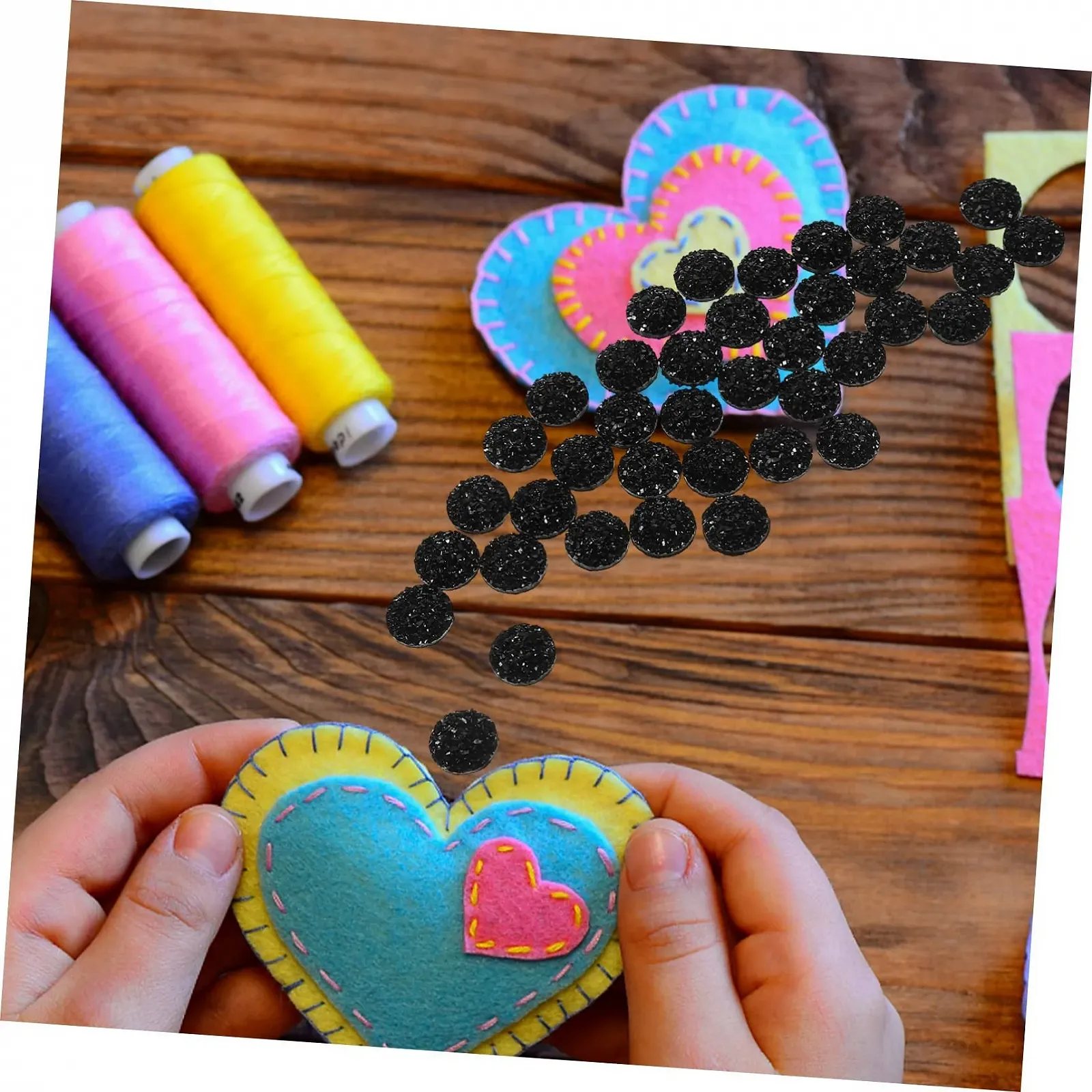 Стрази Healeved плоскі для DIY, 200 шт, фото №2