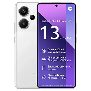 Смартфон Xiaomi Redmi Note 13 Pro+ 5G 256GB Moonlight White - Фото 1