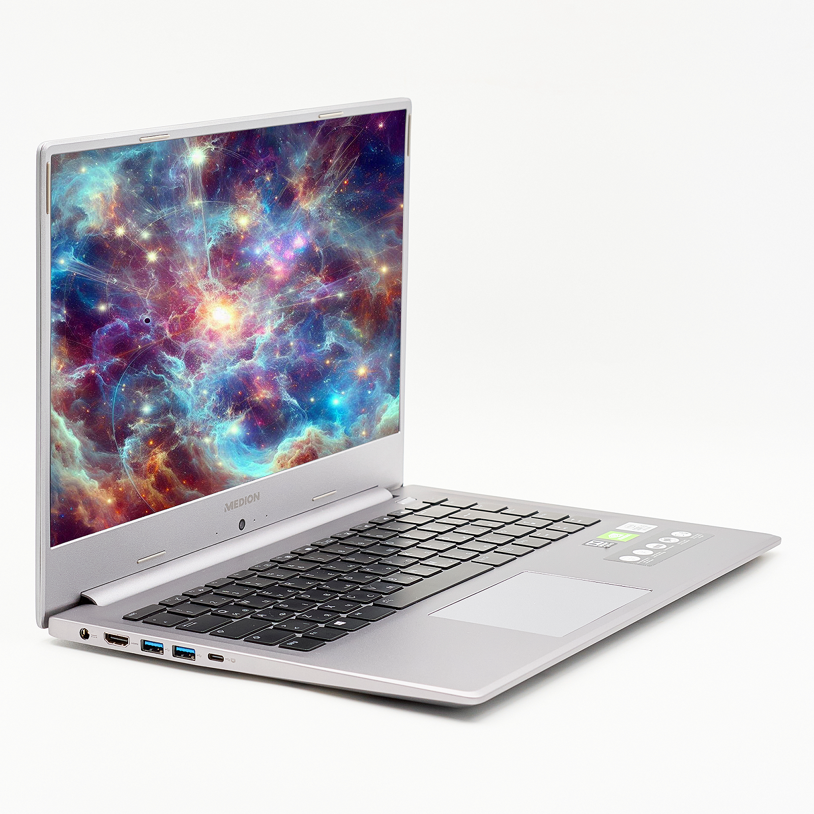 Ноутбук Medion Akoya S15447 Intel Core i5-10210U 32 ГБ ОЗУ 1 ТБ SSD Nvidia GeForce Подсветка клавиатуры Win10, фото №3